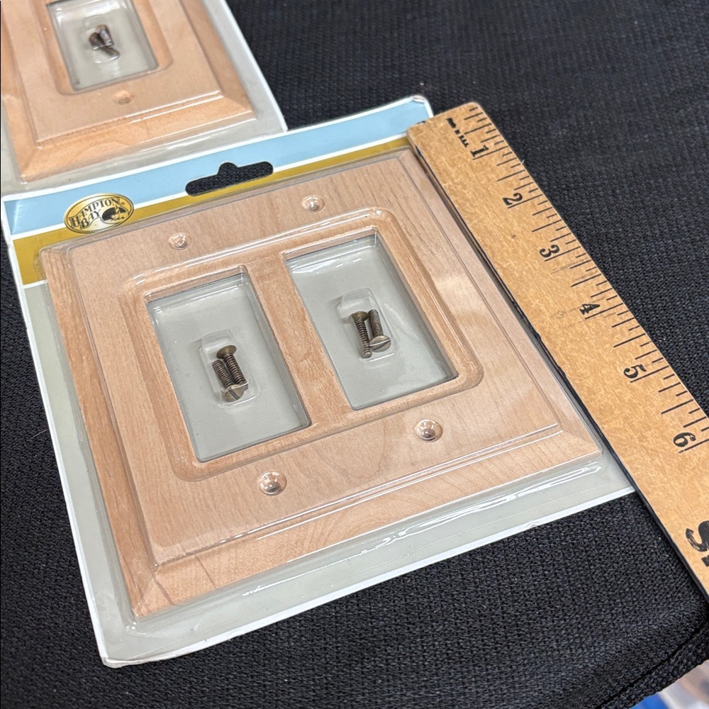 Wooden Light Switch Wall Plate Covers NIB - Picture 5 of 6